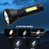 Mini Torch LED Rechargeable Flashlight Portable USB Charging Flashlight Outdoor Camping Waterproof Long Range Fishing Lantern