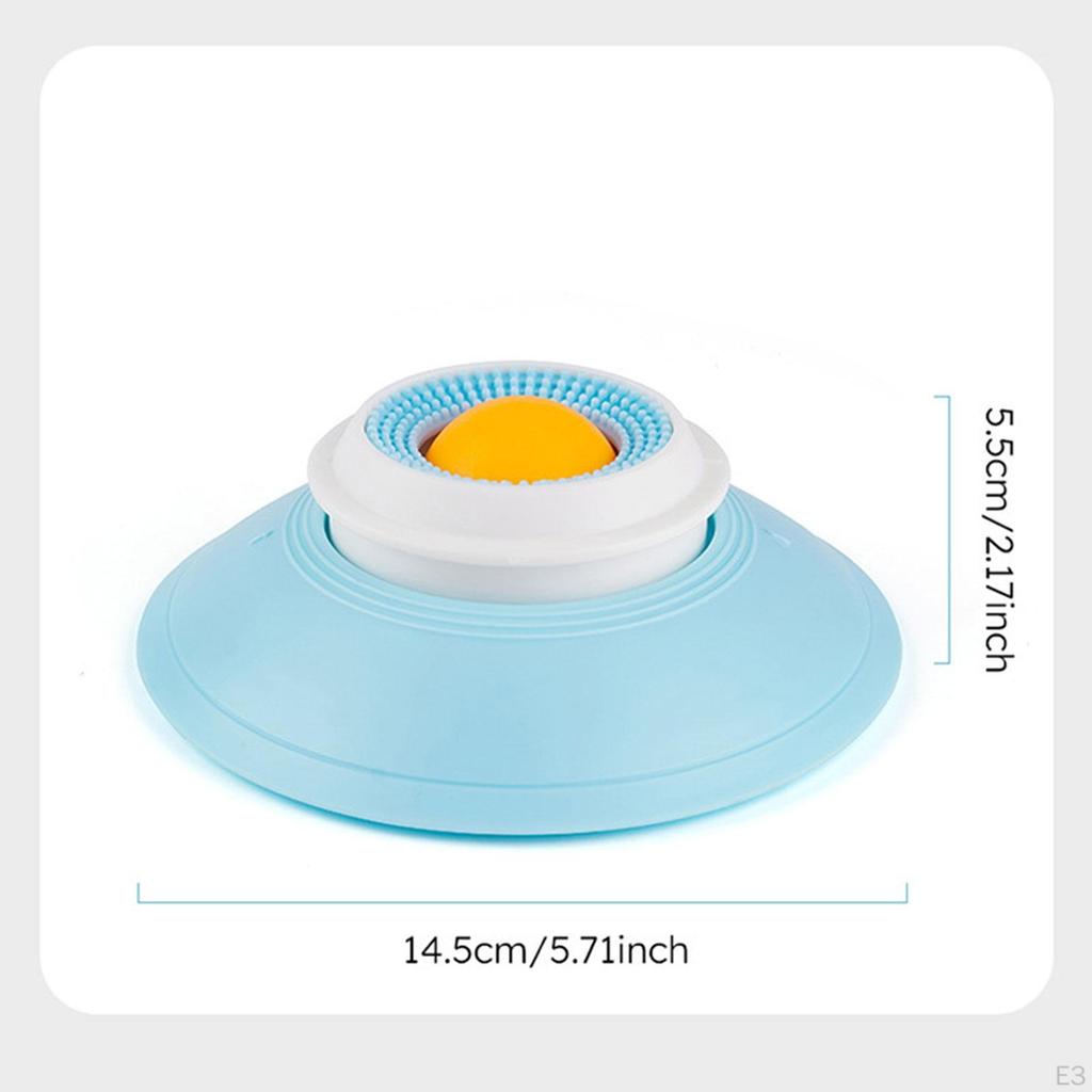 Pet Slow Feeder Washable Non Slip Anti Choking Enrichment Toys Dog Lick Bowl White Ball