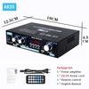 AK35 800W Bluetooth Amplifier 2 Channel Stereo HiFi Digital Display Multifunctional Music Amplifier For Car Classroom Home Audio