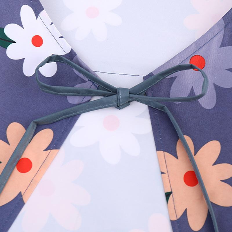 1 ks Olejivzdorná slunečnice Protišpinavá zástěra Kreslená bez rukávů Restaurace Potřeby Vodotěsná Nastavitelná Kuchyňská zástěra