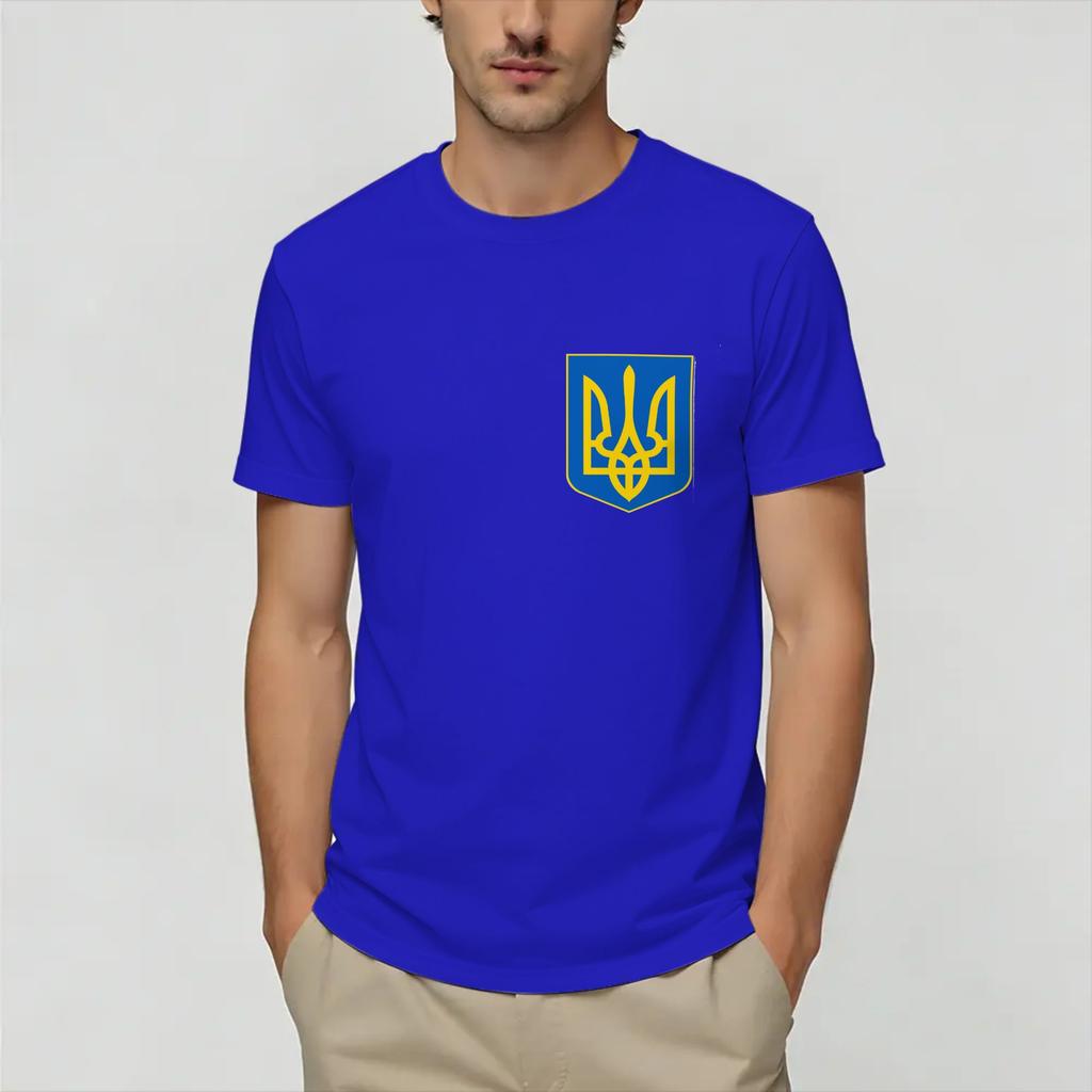 Ukraine Ukrainian Flag T Shirt Beach Trending T Shirts Couple Pure Cotton ONeck Plus Size 5XL Tees ShortSleeved Vintage Tops