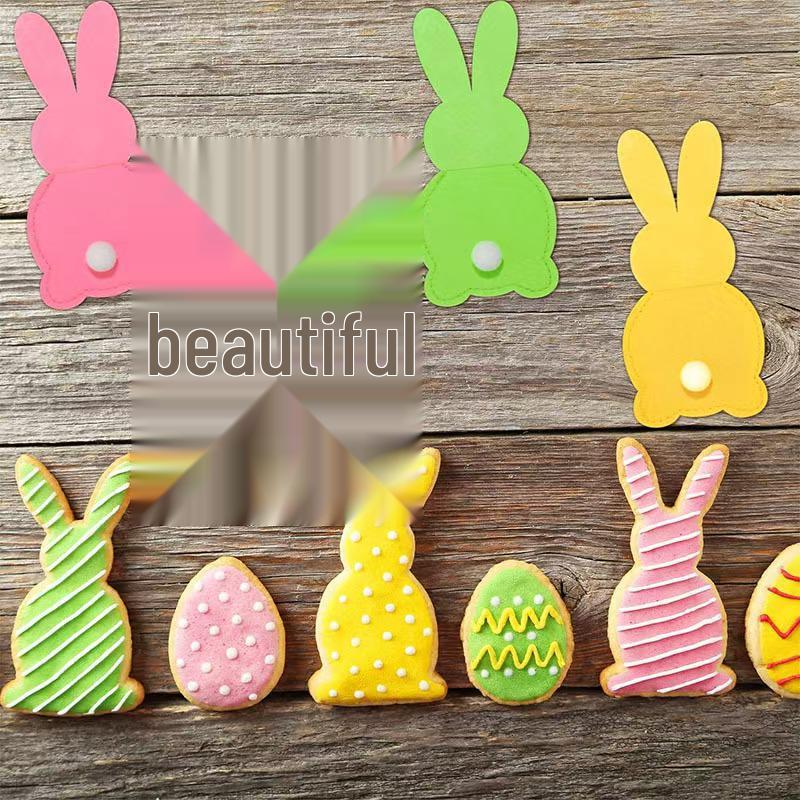 Easter Bunny Felt Cutlery Holder - Fork and Spoon Bag Table Decoration