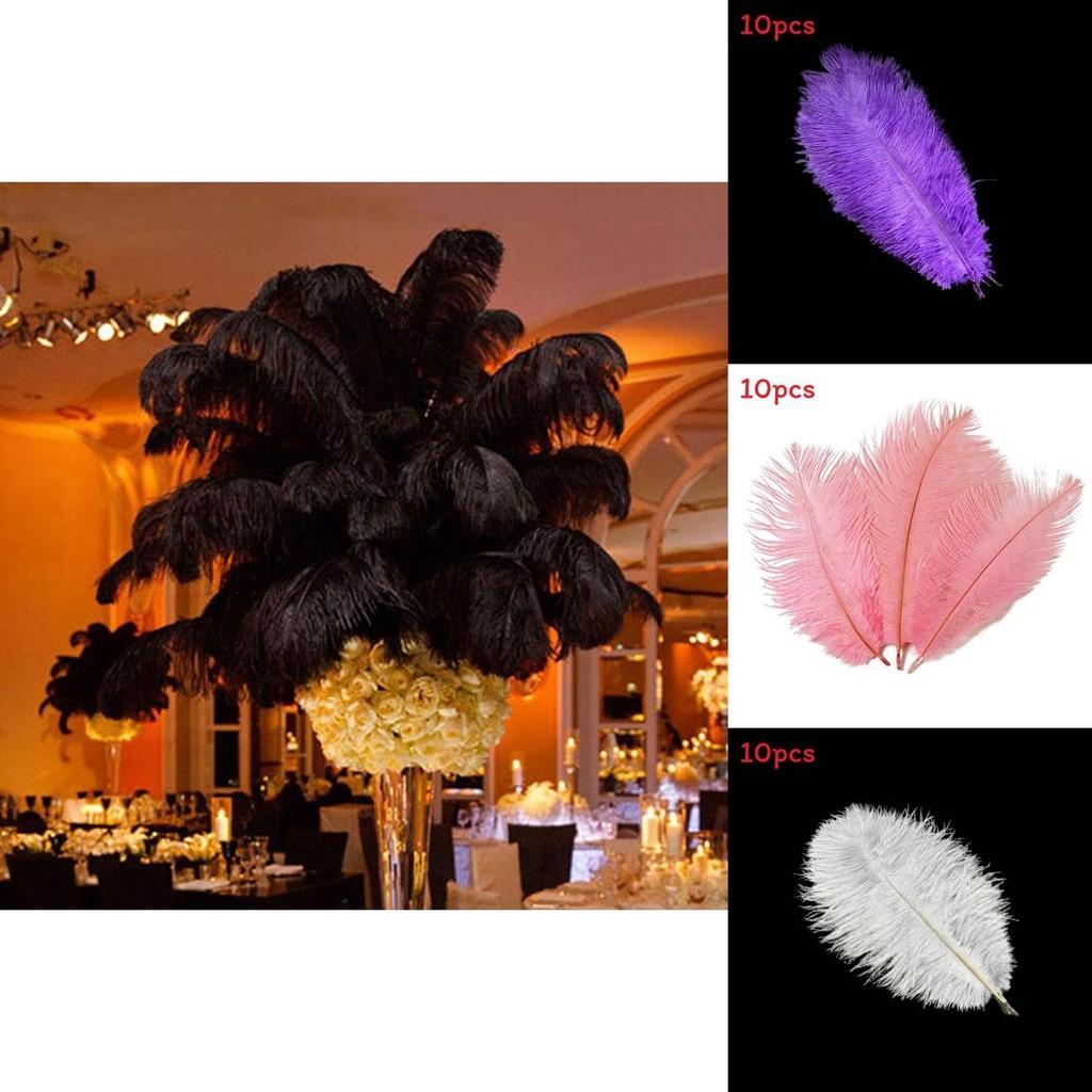 High-quality Natural Ostrich Feathers In Assorted Colors For Exquisite Party Decor