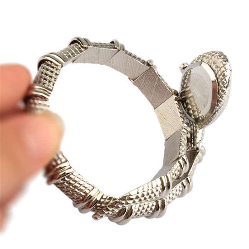 Cool Snake Bangle Watches Women Quartz Bracelet Watch
