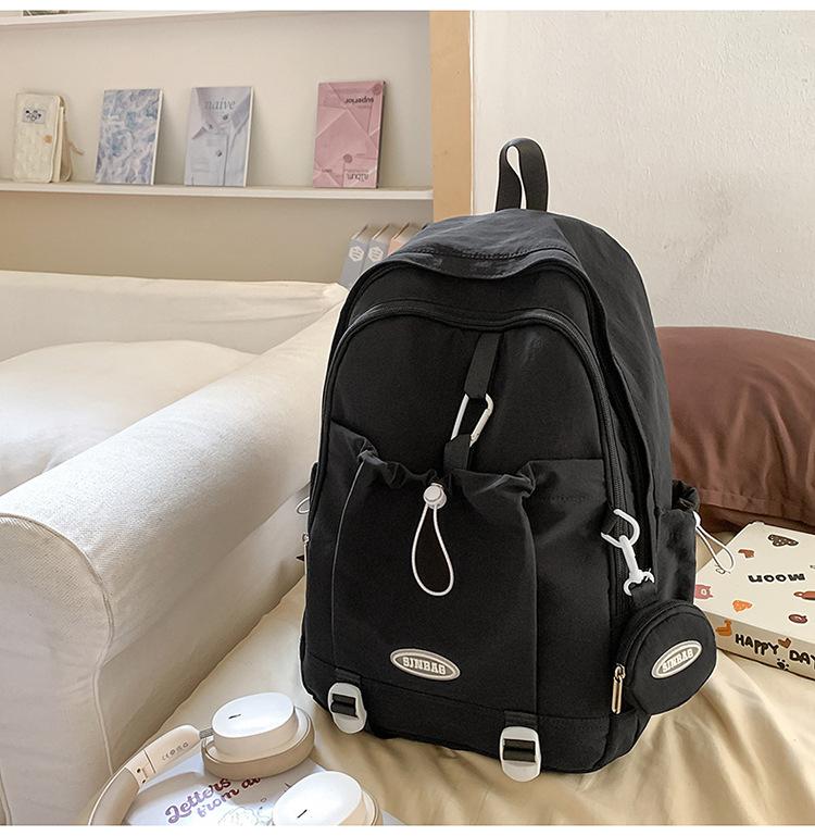 Zaino semplice zaino versatile femminile ins giapponese borsa per studenti zaino per scuola media scuola superiore grande capacità campus zaino dolce
