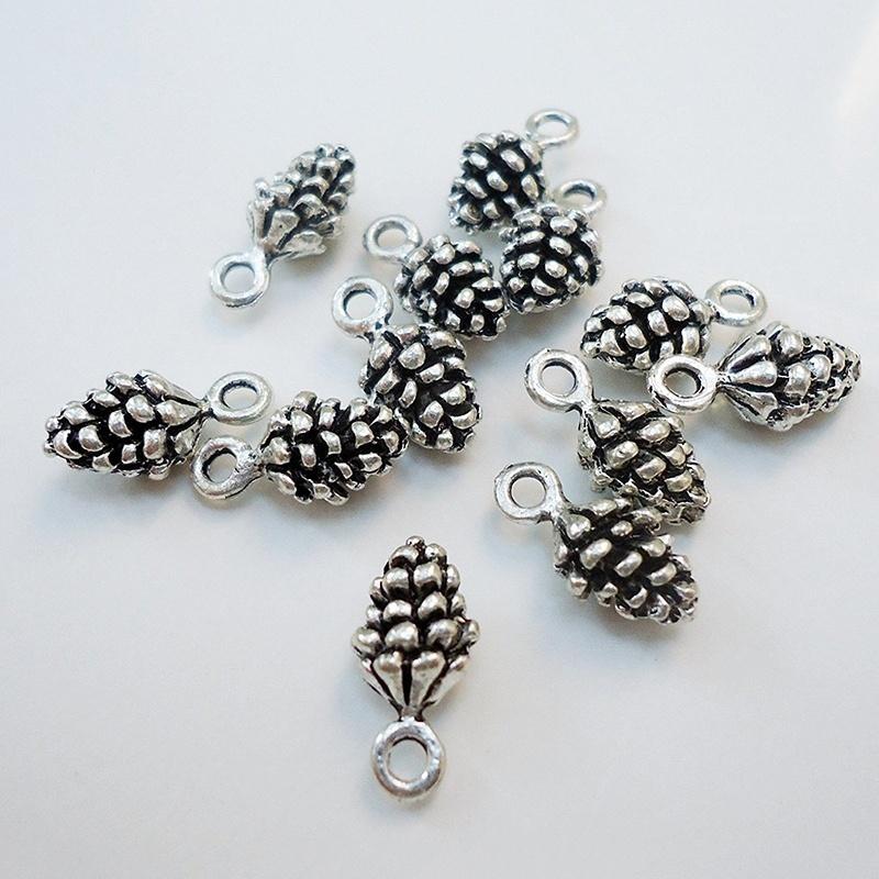 20pcs Charms pine cone 5*7*14mm Antique alloy pendant Vintage Tibetan ,DIY