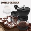 Manual Coffee Been Mill Stainless Steel Handle Coffee Grinder with Storage Glass Jar LS