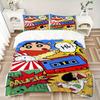 3pcs Crayon Shin-chan Duvet Cover Set, 1 Duvet Cover + 1/2 Pillowcases (No Insert),Bedroom Decor, Allseason Comfort Yy251021292