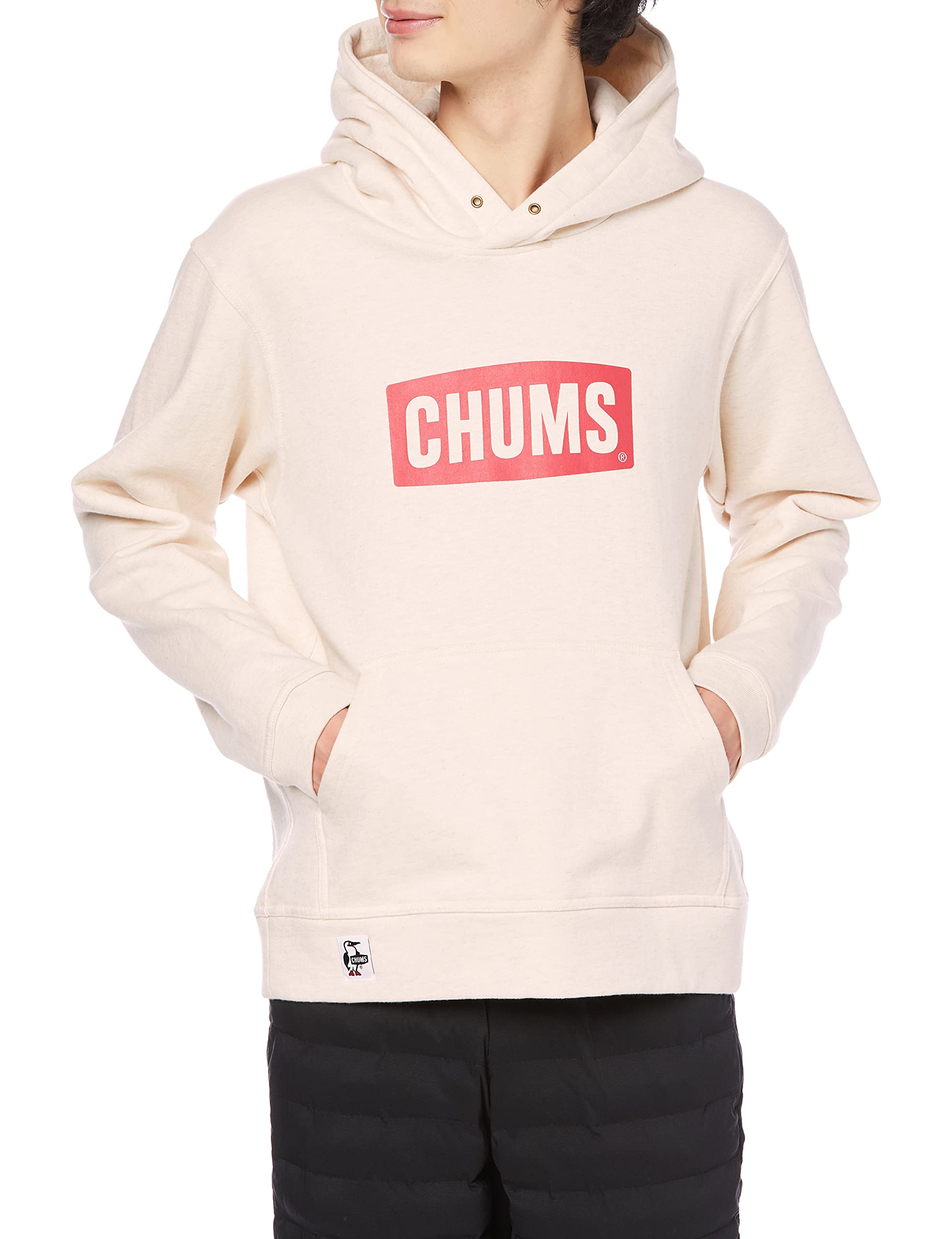 

Logo Pullover Parka XL [Chums] Men s Sweatshirt/Parker H-Natural/Red