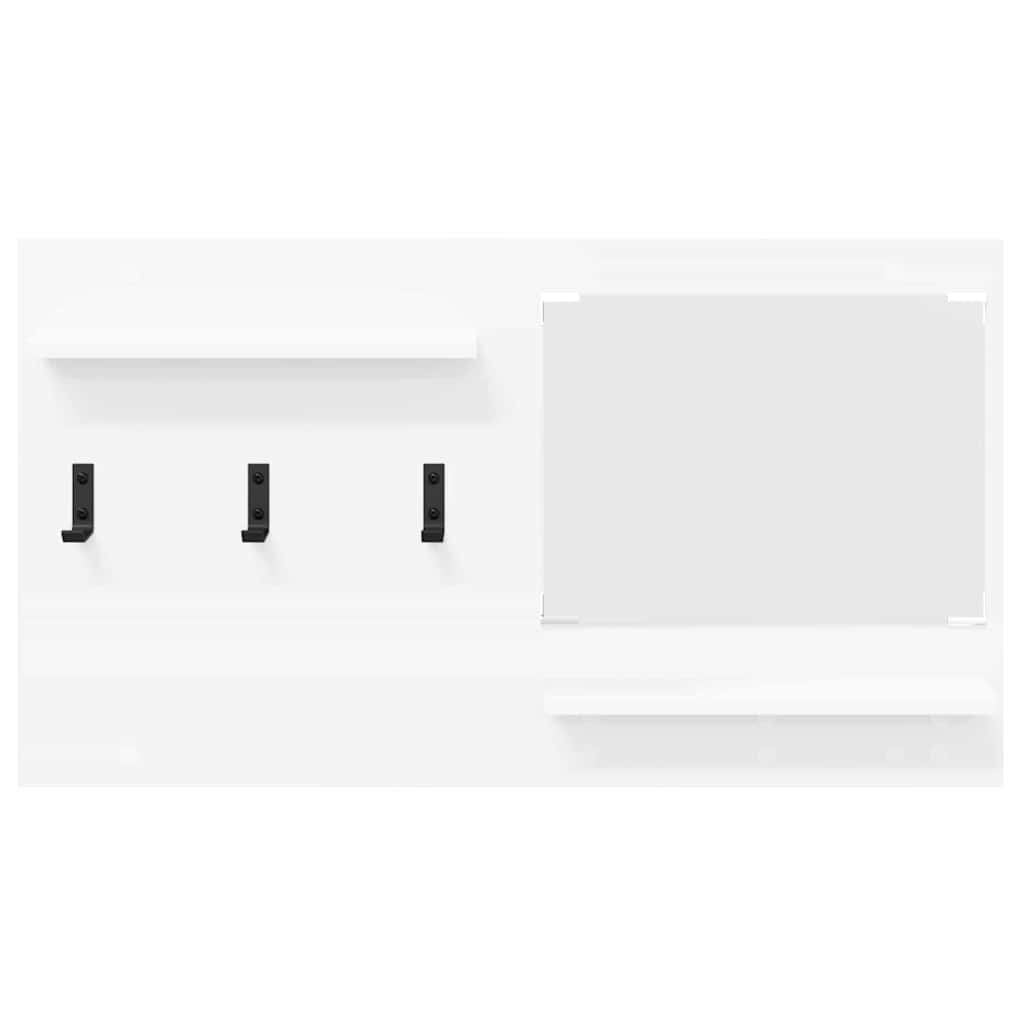 Wall Mounted Nightstand White 90 X 10 X 50 Cm Engineered Wood