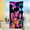 Colorful Fashion Friends Beach Towel Quick-Dry Soft Microfiber Comfortable Lightweight