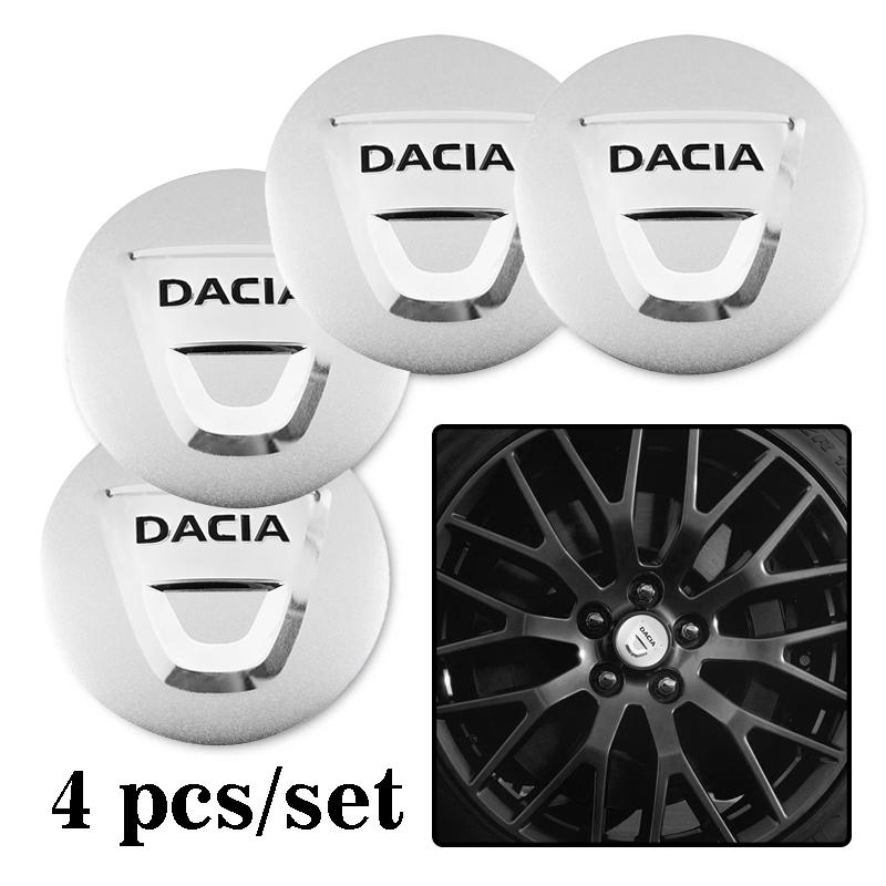 

4Pcs Car Emblem Wheel Hub Center Cap Sticker Rim Badge Cover For Dacia Duster Sandero Stepway Logan Lodgy Jogger Spring Dokker серебряный