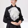 Fashion Jabot Spread Lapel Detachable Layered Flouncing Collar French Design For Dresses Blouses Effortless