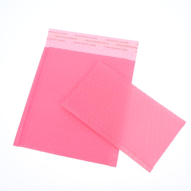 10Pcs Pink Opaque Bubble Mailer Padded Envelope Self-Sealing Packaging Bag Jewelry Gift Mailing Bag
