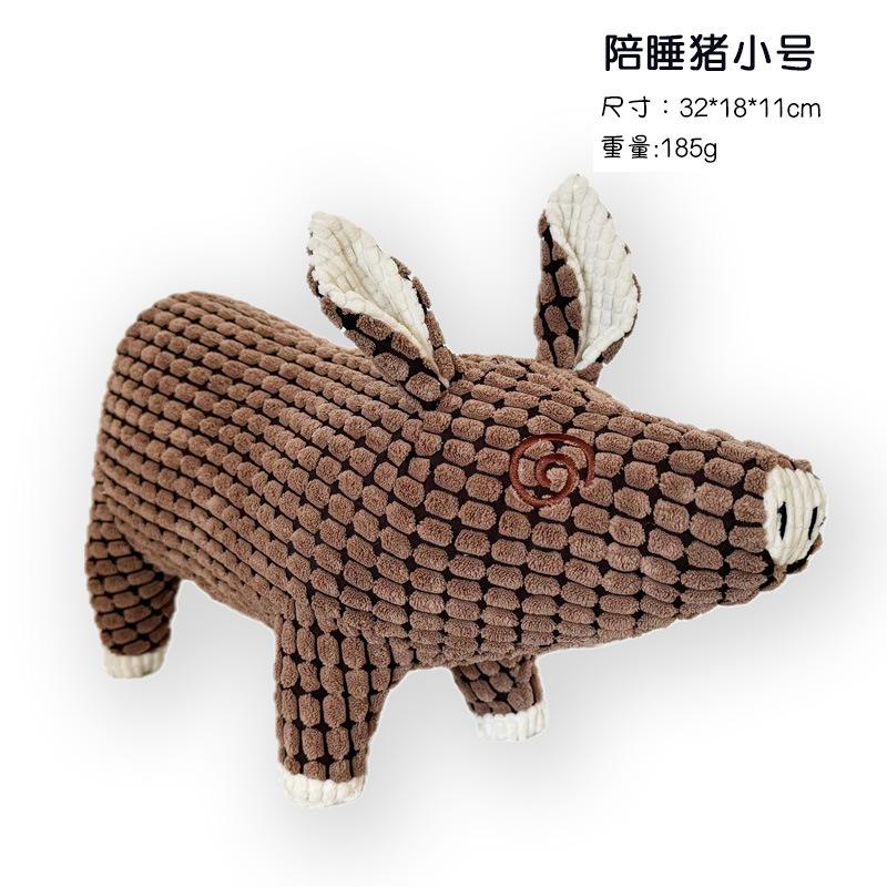 Cross-border New Style Plush Pet Dog Toy Dolphin Sounding Sniffing Puzzle Stress-relief Training Food-hiding Supplies