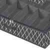 Under Bed Shoe Organizer Smooth Zipper Dustproof Non Woven Fabric 10 Grids Soft Partition Underbed Shoes Container for Sneakers