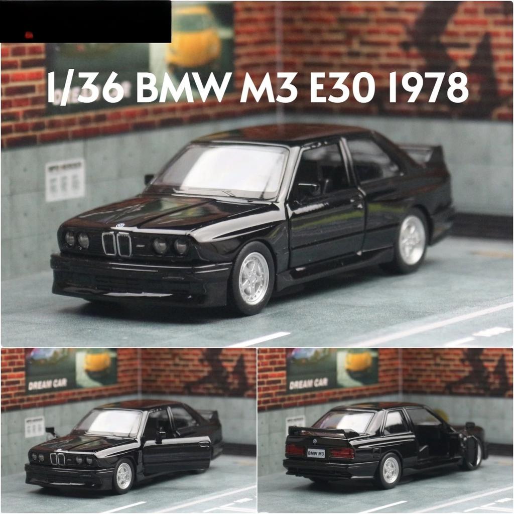1/36 BMW M3 Toy Car Model RMZ CiTY Miniature Classical Free Wheels Pull Back Diecast Alloy Collection Gift for Children Boy Kid