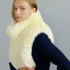 molliolli FLO fur dicky muffler [pear sorbet]