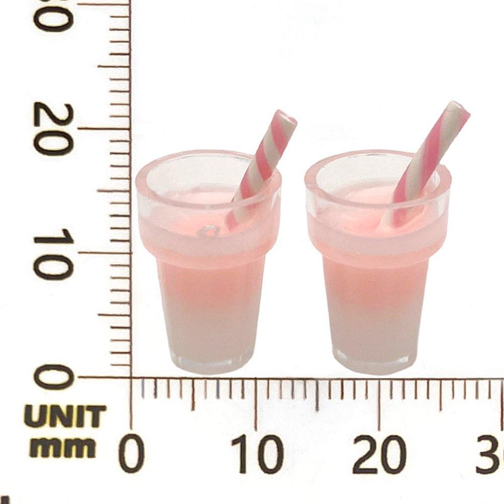 10-Color Resin Pearl Bubble Tea Charm for DIY Jewelry