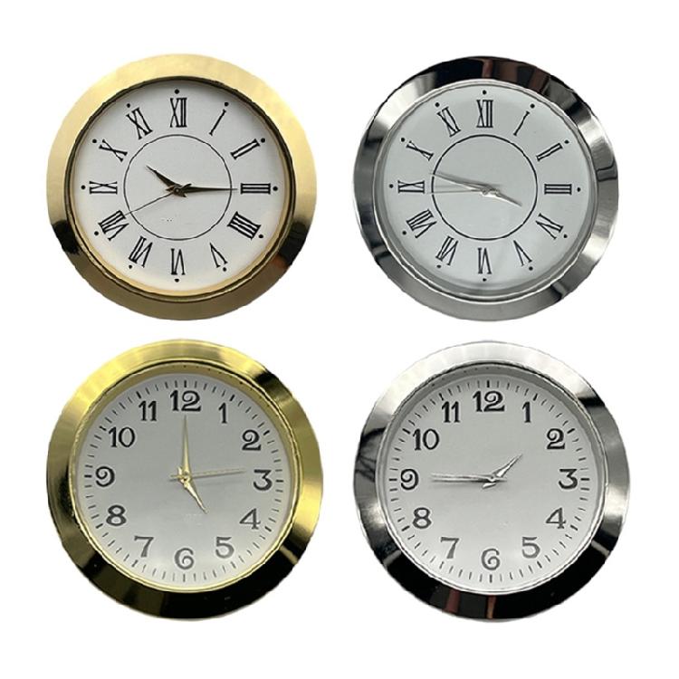 4Pcs Multipurpose 55mm Quartzs Clock Heads with Arabic or Roman Numerals for Precisions and Styling In Various Setting