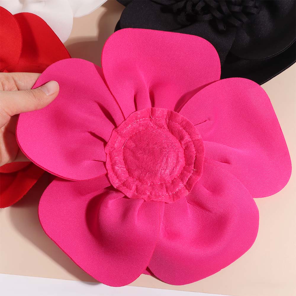 Evening Dress 3D Large Flower Patch Chest Flower Handmade Clothing Patch Brooch Accessories Clothes Appliques Sewing