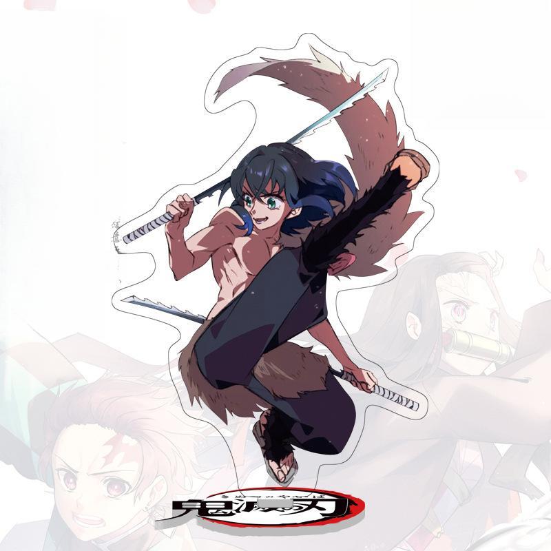 Standee de 16 cm de altura de "Demon Slayer" de Tanjiro y Nezuko - Adorno Acrílico