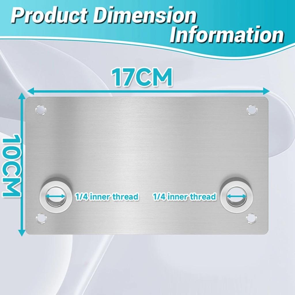 Pressure Washer Foam Cannon Holder 14"" Quick Connector Wall Mount Stainless Steel Car Pressure
