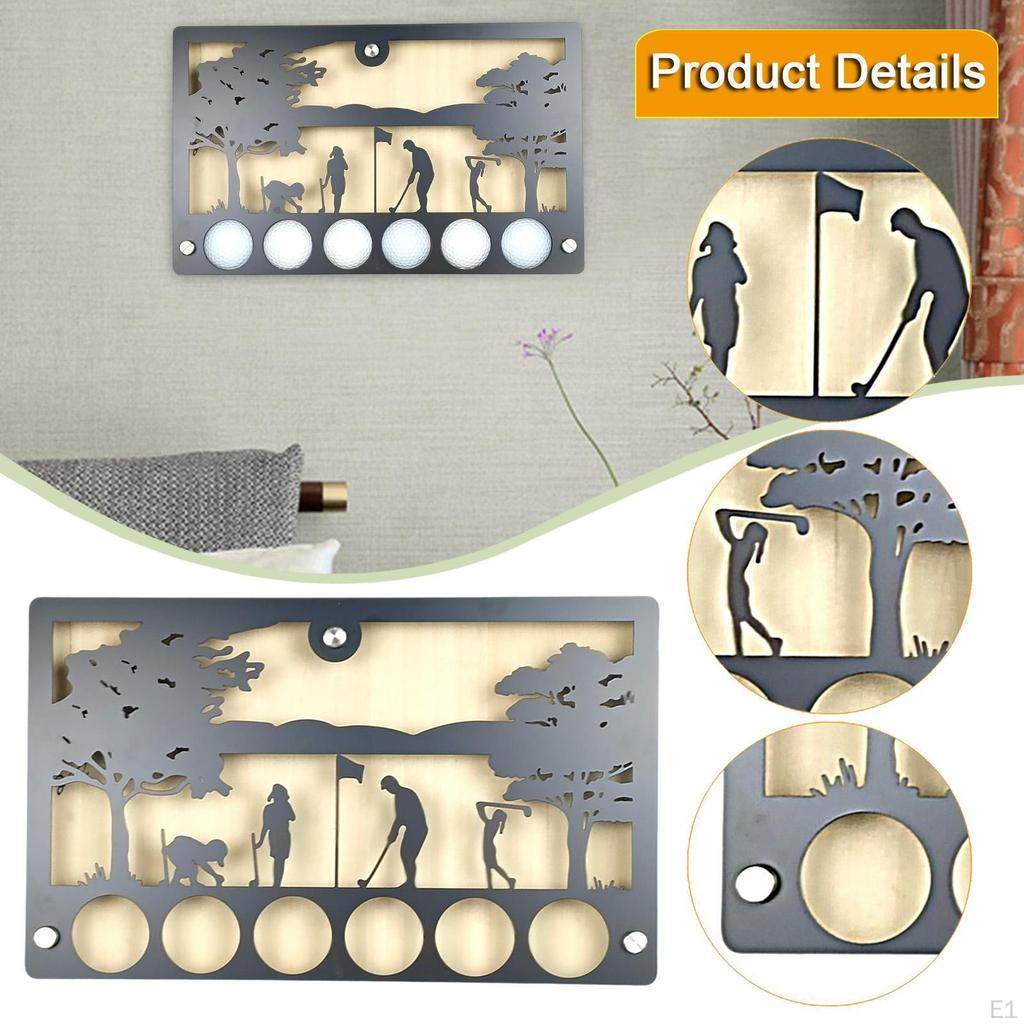 Golf Ball Display Holder Collection Case Creative Golfer Gift Wall Decor Showcase Enthusiasts