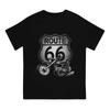Newest U S Route 66 Motorcycle Road Graphic T Shirt for Men 100%Cotton Short Sleeve Tees Vintage Alternative Women Clothing Tops
