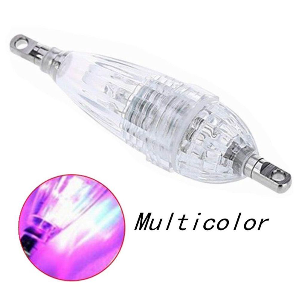 Portable Deep Drop Underwater Durable Fishing Squid Bass Spoon Flash Lamp LED Lure Light