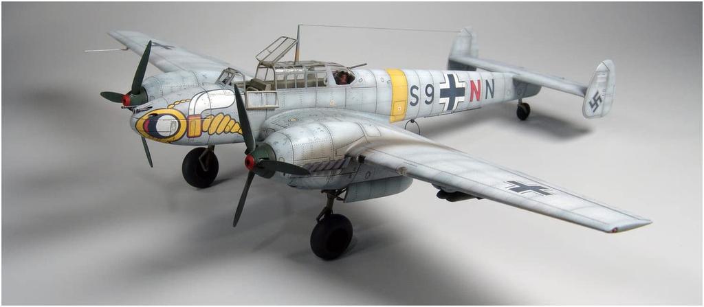 Eduard 1/72 Profipack German Air Force Messerschmitt Bf110E Plastic Model Kit EDU7083