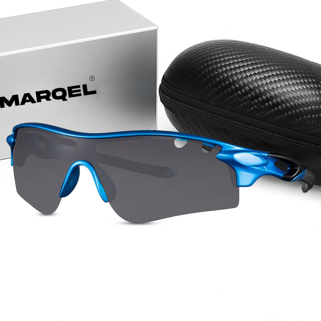 

Спортивні сонцезахисні окуляри MARQEL L5014 в комплекті з чохлом сірий