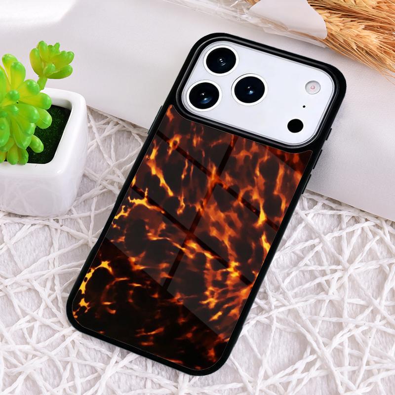 

Tortoise Pattern Tortoiseshell Shockproof Phone Case for iPhone 17 Air 16e 15 11 12 14 13 Pro Max Cover Coque iPhone 16 Pro