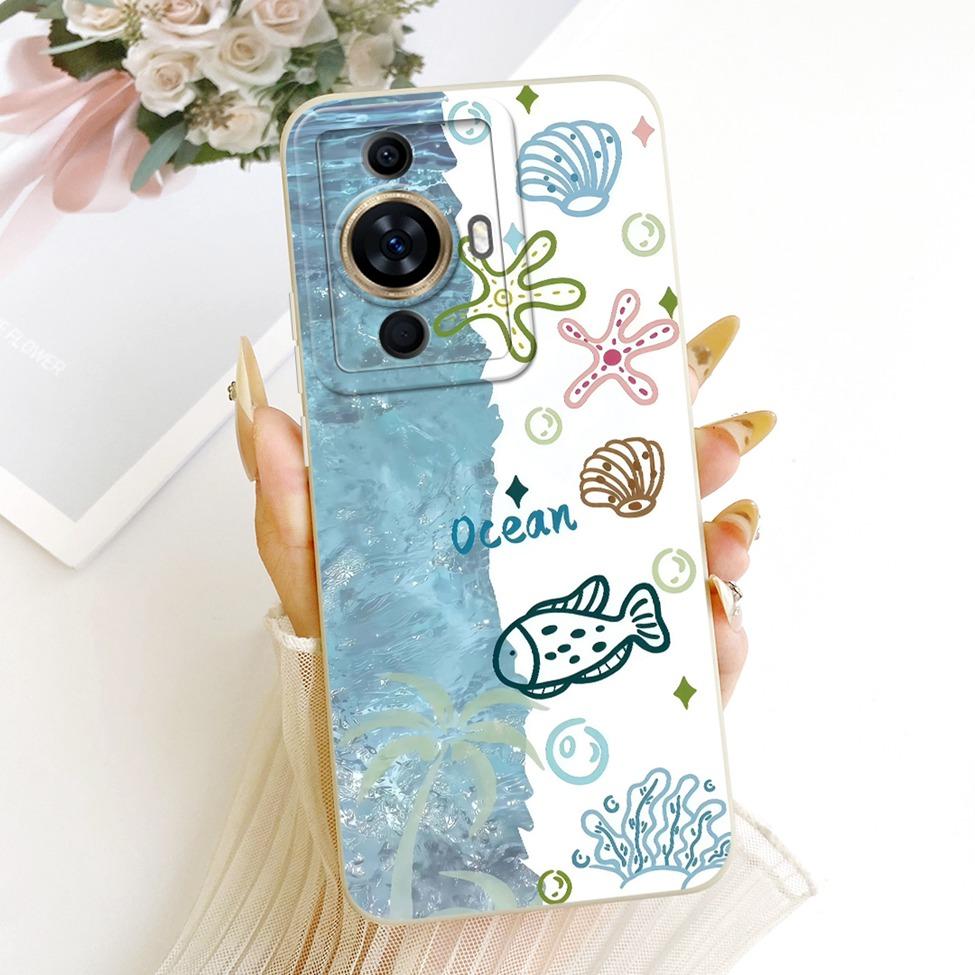 For Huawei Nova 11Pro GOA-AL80 GOA-LX9 Casing For Huawei Nova 11 Pro Case Cover Silicone Fashion Cartoon Cute Funny Painted