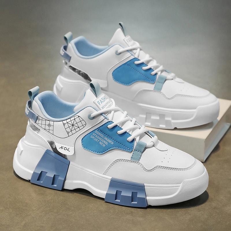 Men's shoes spring 2025 new sports board shoes Korean version trend versatile shoes men's lightweight casual trendy shoes