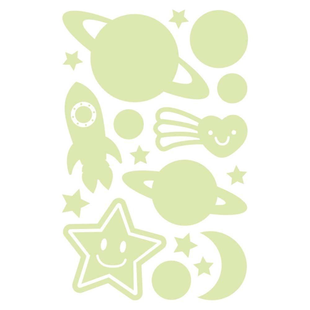 Glow In Dark Home Decoration Stars Dots 3D Luminous Decal Fluorescent Bubble Sticker Wall Art