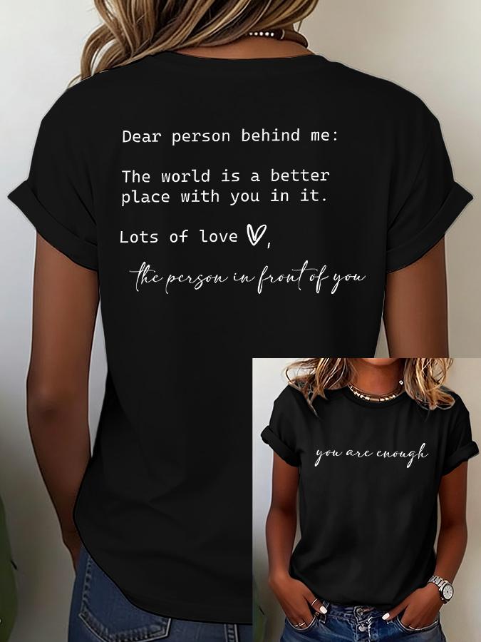 ilstile Womens Mental Health Print Femboy tshirt Short Sleeve O Neck Summer Black Red Blue Tops Casual Tees New Arrival