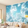 Himmelblå Moln Soliga Moln Landskap Tapestry Väggbonad Heminredning för Vardagsrum Sovrum Sovsal Perfekt Gåva för Högtid