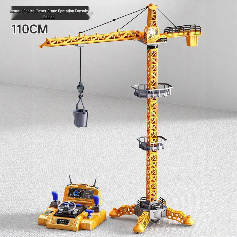 New Remote Control Alloy Excavator Toy for Kids Ages 3-8 - Engineering Vehicle Simulation