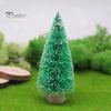 8Pcs Christmas Tree Ornaments Artificial Snowy Pine Tree Figurines Miniature Xmas Tree Statues for Home Table Desk Office Decoration