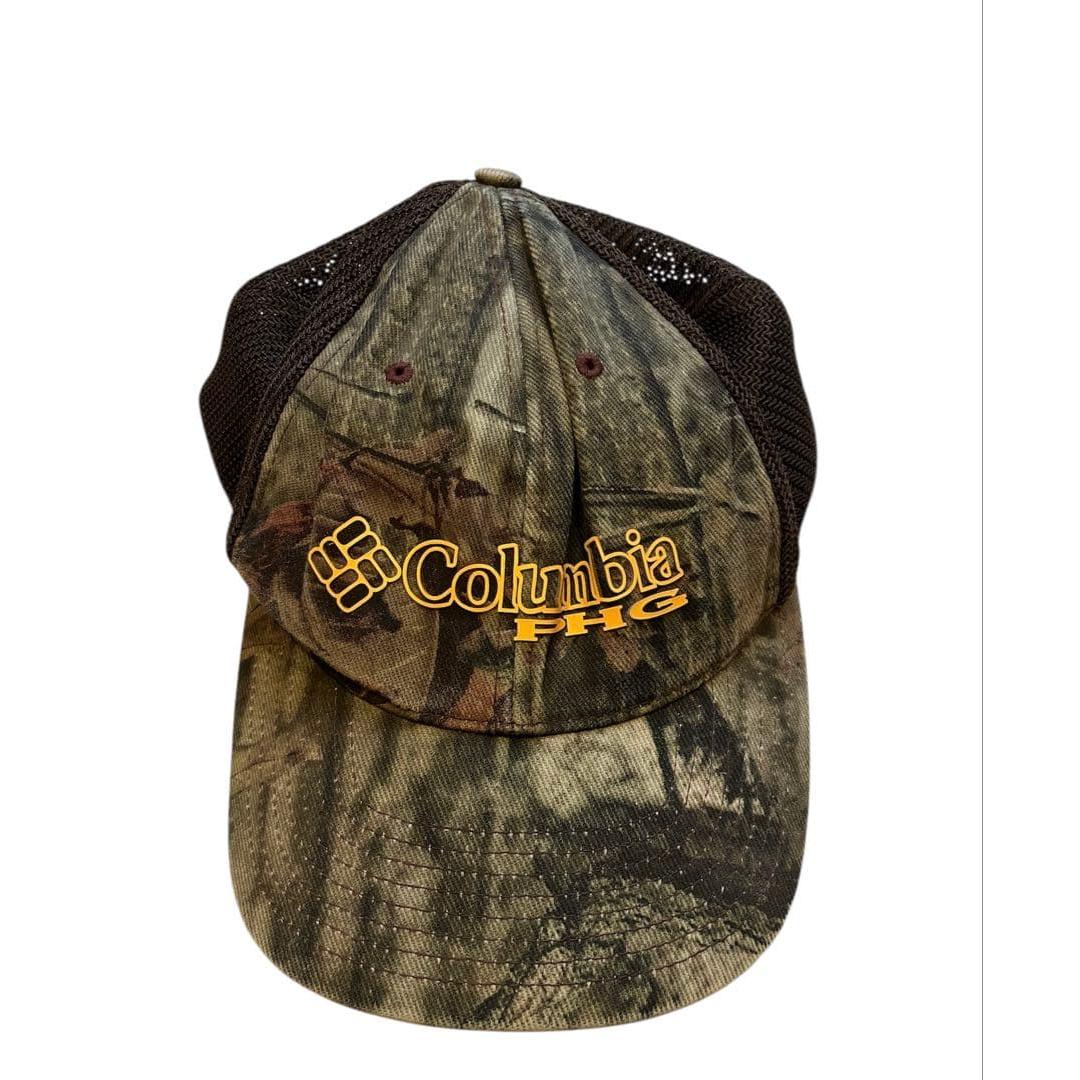 Used Columbia PHG camouflage pattern mesh cap