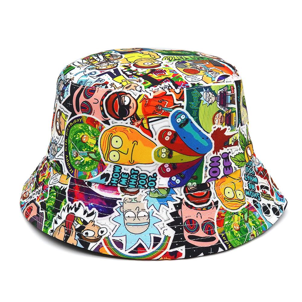2023 Custom Sublimation Printing Double-Sided Bucket Hat All Over Printing Reversible Bucket Hats