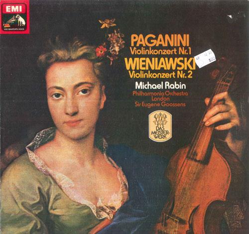 

LP Record MICHAEL RABIN, EUGENE GOOSSENS, PHI - Paganini Konzert Fur Violine Und Or 1C03782112 EMI Germany Classical Used