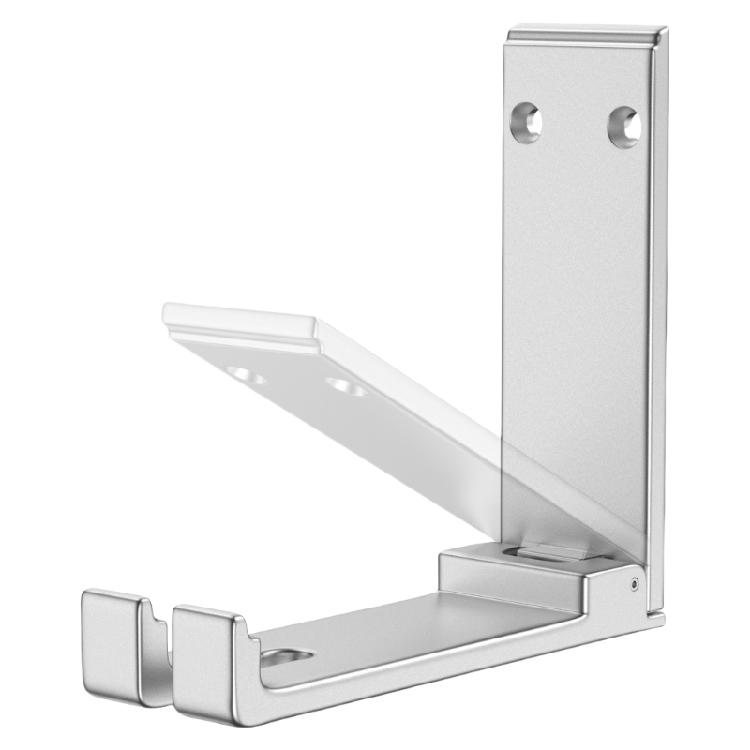 1Pc/2Pcs Foldable Headphone Rack Storage Hook Aluminum Alloy Wall Hanger Stand for Desk Mount with Unique Designing