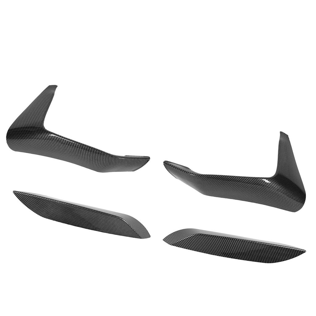 4Pcs Front Bumper Grille Fog Light Spoiler Set ABS Improve Sporty Appearance Front Bumper Splitter for F80 F82 F8  4