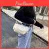 Elegant 2024 Korean Cloud Bag Soft Textured Mini Shoulder Bag For Girls Ideal For Leisure And Travel In Multiple Shades