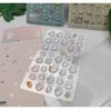 3Djapanese Cute Transparent Crystal Stickers Phone Case Diary Stationery Sticker