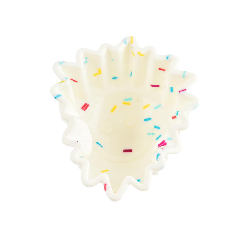 

2pcs Colored Silicone Cake Cups High Temperature Resistant Muffin Mold for DIY Pudding & Cupcakes Baking