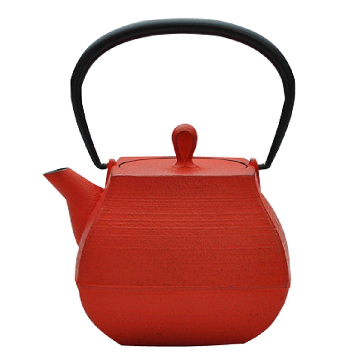 

Чугунный чайник Nanbu Iron Ichiudo Sekitei, 0,7 л, красный, Ш15,5хГ12,5хВ17,5 см