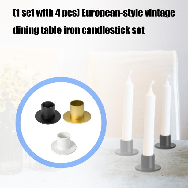 Portacandele a Cono in Metallo e Ferro Portacandele Retro per Tavolo da Pranzo Centrotavola Festa Matrimonio Decorazioni per la Casa